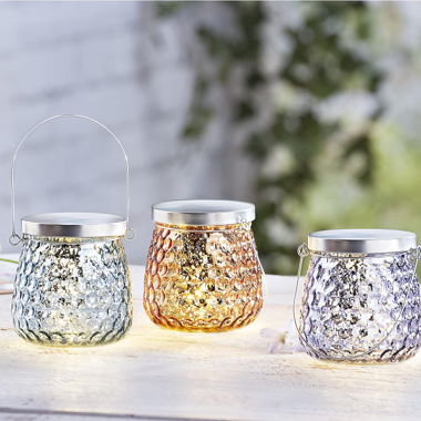 Weltbild LED Glas Leuchten 3er-Set "Elegance"