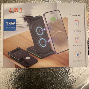 Caricatore wireless per iPhone, iPods, iWatch