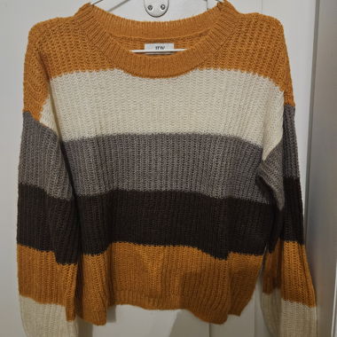 Striped Knit Sweater