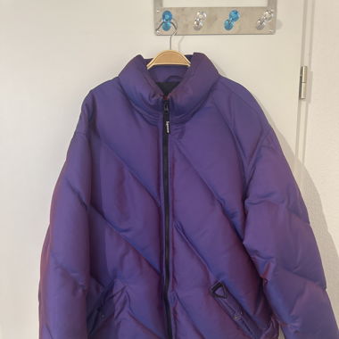 Supreme Schillernde Puffy Jacket Violett 