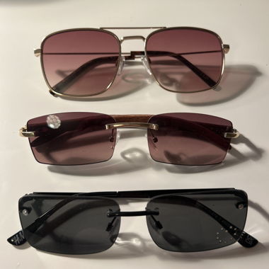 Set de lunettes de soleil de 3 pièces