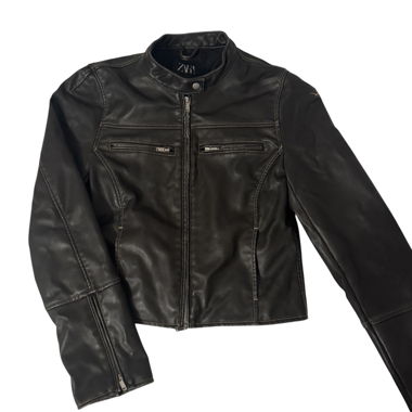 ZARA Kunstlederjacke