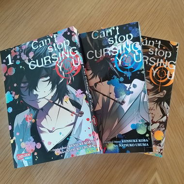Manga Book Set Cant stop cursing you