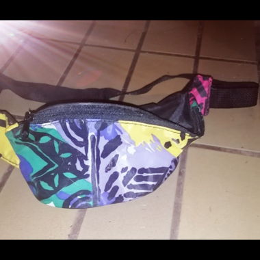 Bauchtasche mit Muster retro