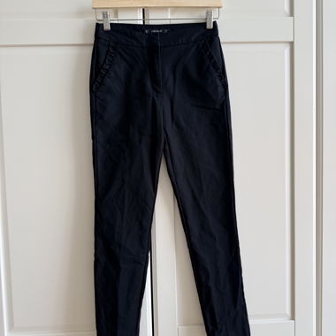 Zara Basic Hose schwarz