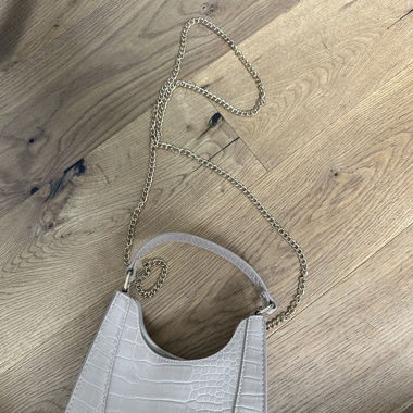 Beige Handtasche