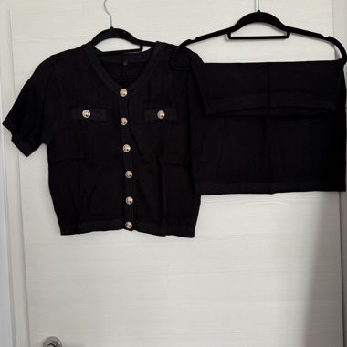 Black Two-Piece Set
