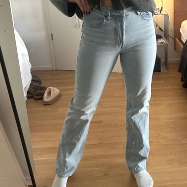 Mom Jeans, straight fit, 38