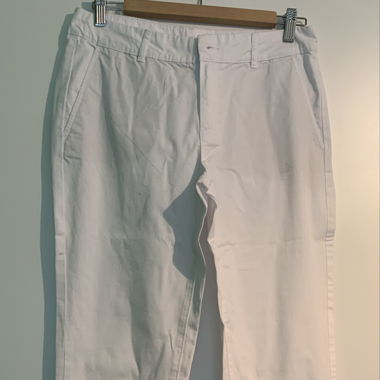weisse Stoffhose