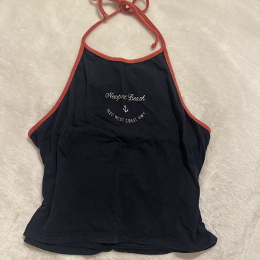 Navy blue top
