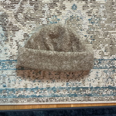 Cuffia in ecopelliccia OYSHO beige M