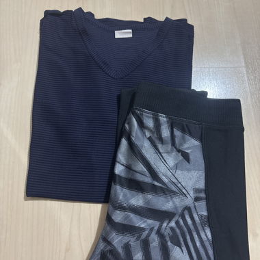Set sportivo con top e leggings
