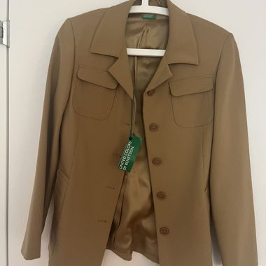 Benetton Brown Blazer Size S