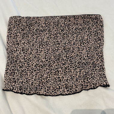 Haut bandeau à imprimé léopard