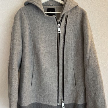 s.Oliver Black Label Kapuzenjacke Grigio Tg. 44