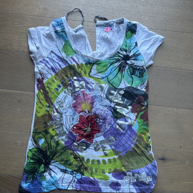 Desigual Blumiges Trägershirt