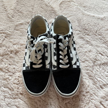 Chaussures Vans Damier blanc/noir