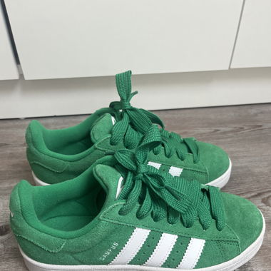 Adidas Campus 00s Green Cloud White Sneakers