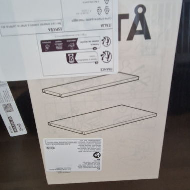 Piano BESTA IKEA nero 