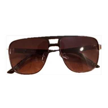 Lunettes de soleil aviateur marron