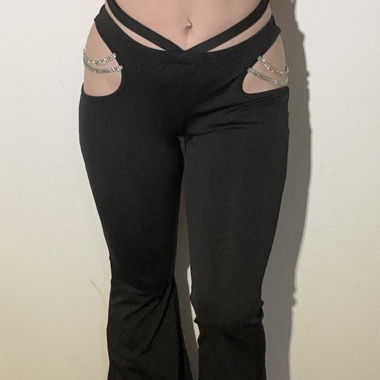Flare Glitzer Hose