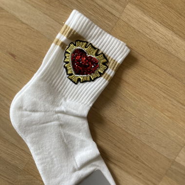 Neu! Socken mit Strassherz