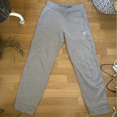 Grey Adidas Training Pants