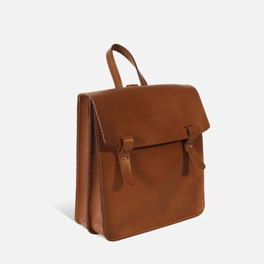 Leder Rucksack Braun BADI Culture