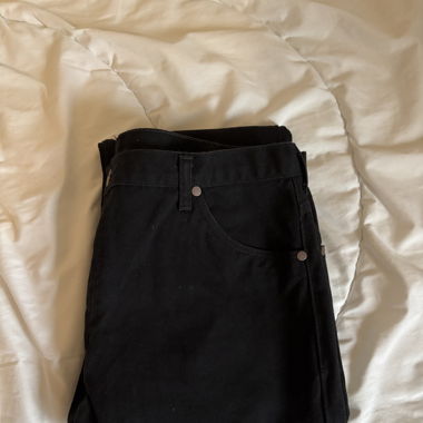 Wrangler hose schwarz 
