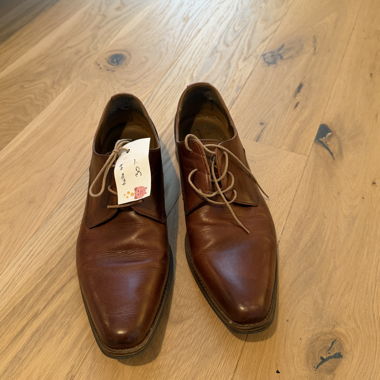 Derby in pelle marrone