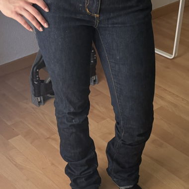 Low waist Jeans mit flare