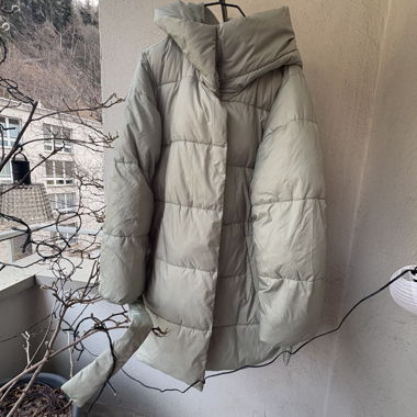 Daunenjacke mintgrün Neu
