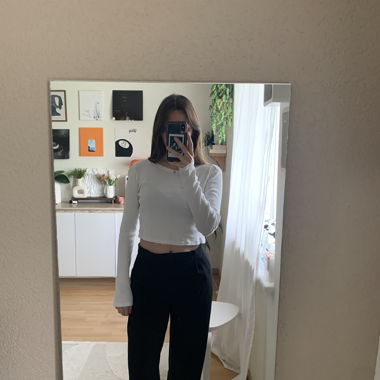 Crop top blanc 