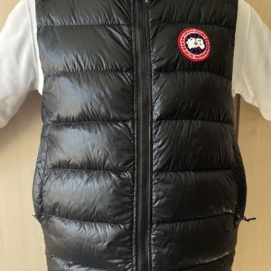 Black Canada Goose Puffer Vest