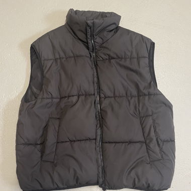 Black Puffer Vest