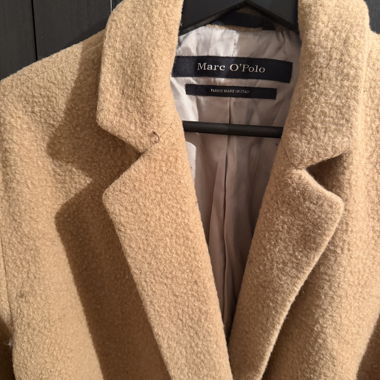 Cappotto in lana camel Mare O'Polo