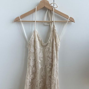 Berksha halter mini dress