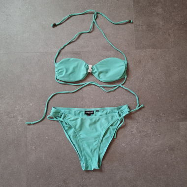 Turquoise bikini set
