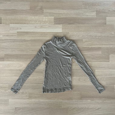 Zara Brown Grey Long Sleeve