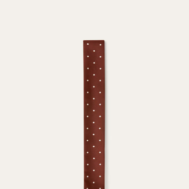 Loro Piana Pois Tie Band  Silk