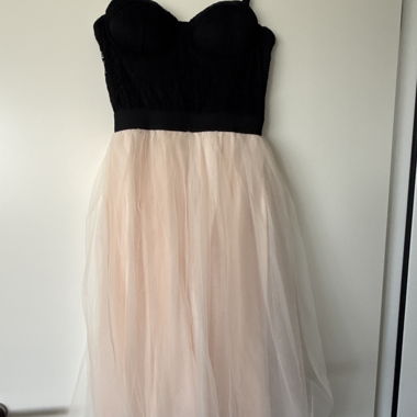 Black-rose Tulle Dress