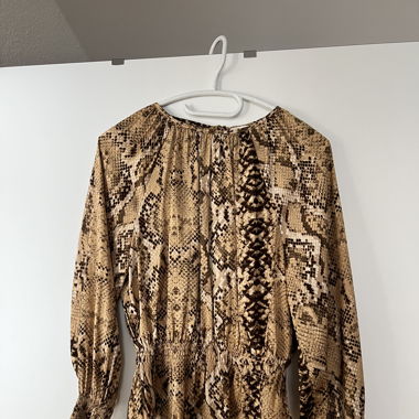 Bluse schlangenmuster