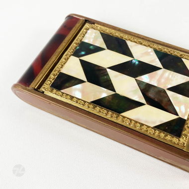 Antike Art-Deco Puderdose / Zigarettenetui 
