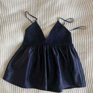 Zara Navy-Camisole-Top