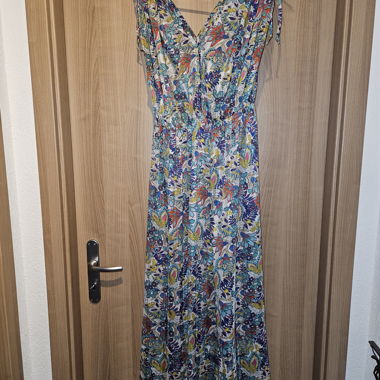 Robe longue fleurie