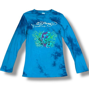T-shirt à manches longues graphique Ed Hardy
