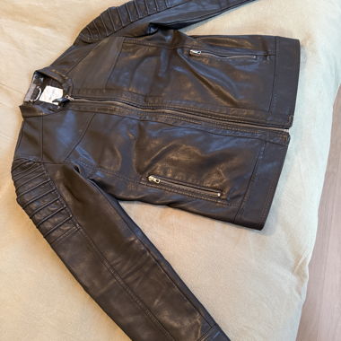 Giacca in ecopelle nera ONLY & SONS