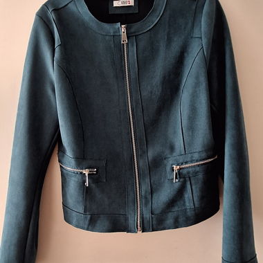 Türkisfarbene Kurzjacke Carnaby L