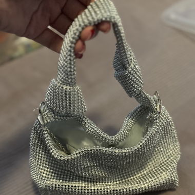 Glitzernde Tasche