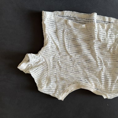 weisses crop top